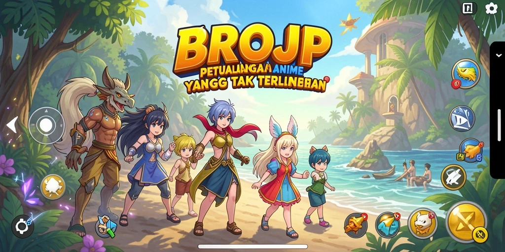 Tampilan gameplay BROJP yang seru dan penuh aksi.