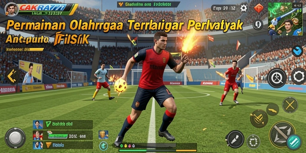 Tampilan gameplay CAKRA777 yang seru dan kompetitif dalam olahraga.