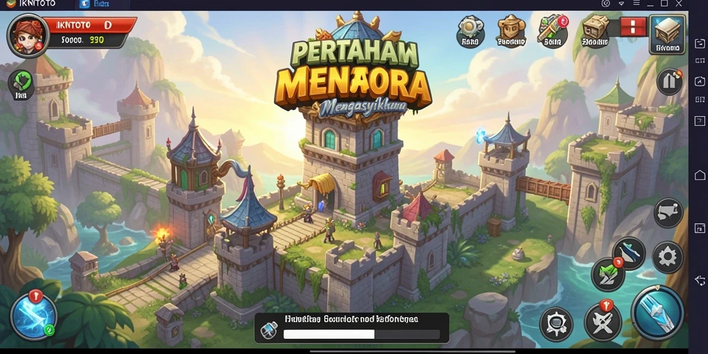 Gameplay intens dan menawan di IKNTOTO Tower Defense.