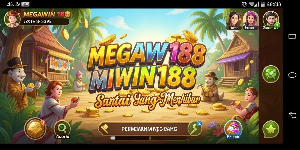 Gameplay santai dan menyenangkan di MEGAWIN188.