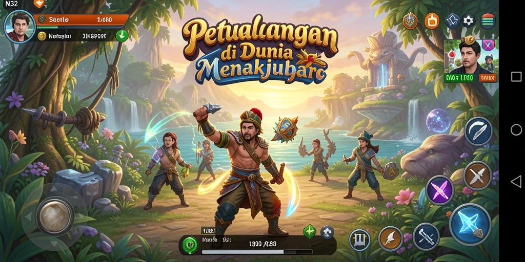 Screenshot N32 menampilkan gameplay yang seru dan menantang dalam petualangan.
