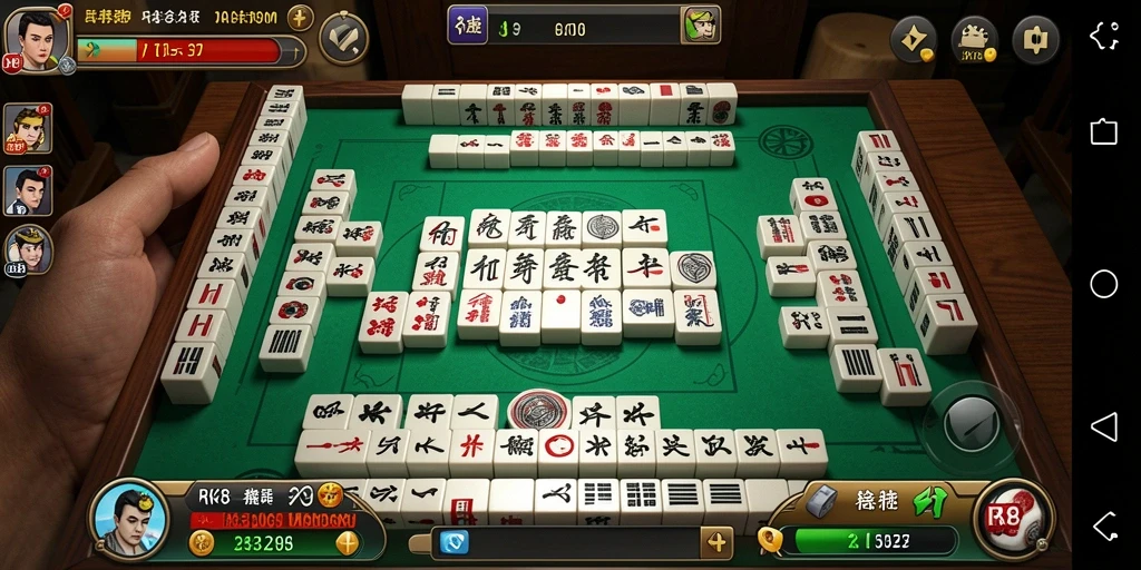 Screenshot utama RK88 menampilkan gameplay Mahjong yang menarik.