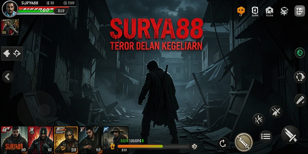 Tampilan menakutkan dari gameplay SURYA88 yang menyeramkan.
